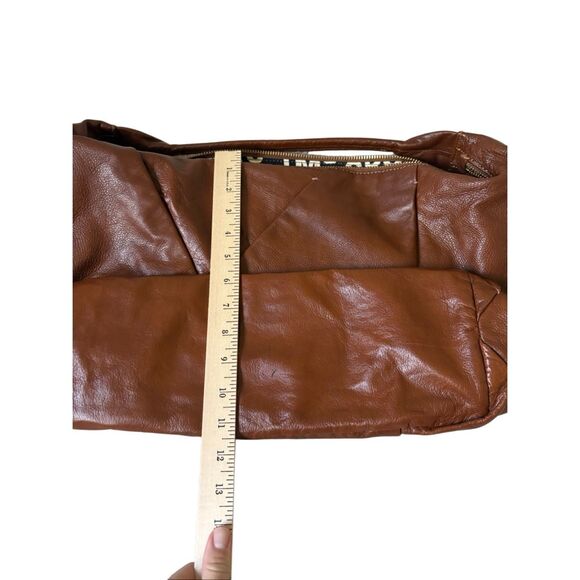 Mark by Marc Jacobs Patchwork Leather Hobo Tote Shoulder Bag Brown - Picture 9 of 16